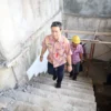 Tinjau Proyek Gedung Kecamatan Pekalongan Timur, Walikota Aaf Temukan Bekas Cor Bergelombang