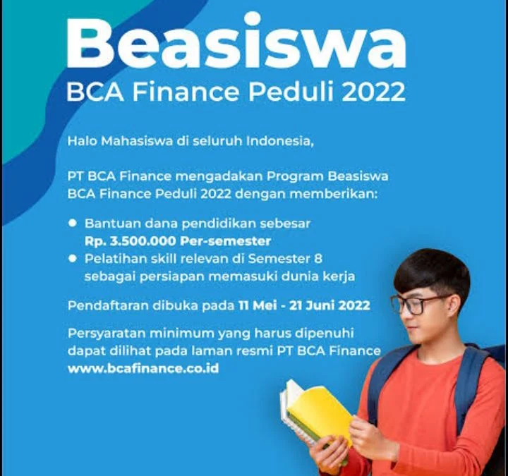 Beasiswa BCA finance peduli 2023