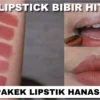 Lipstik Hanasui Boba untuk bibir hitam