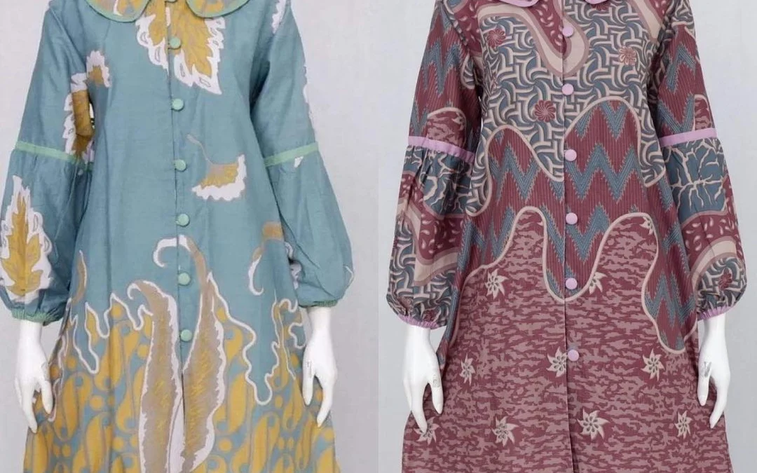 referensi warna dress batik