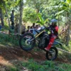 Bikers Ikutan Trabas Bareng Honda