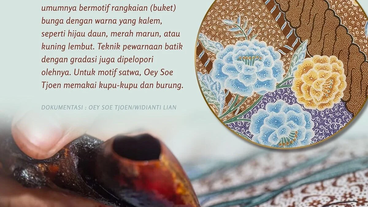 Batik Oey Soe Tjoen, Batik Tulis Halus Peranakan Tertua Yang Konsisten dalam Menjaga Tradisi Meski diambang Kepunahan, Satu Kain Dibuat Selama 3,5 Tahun