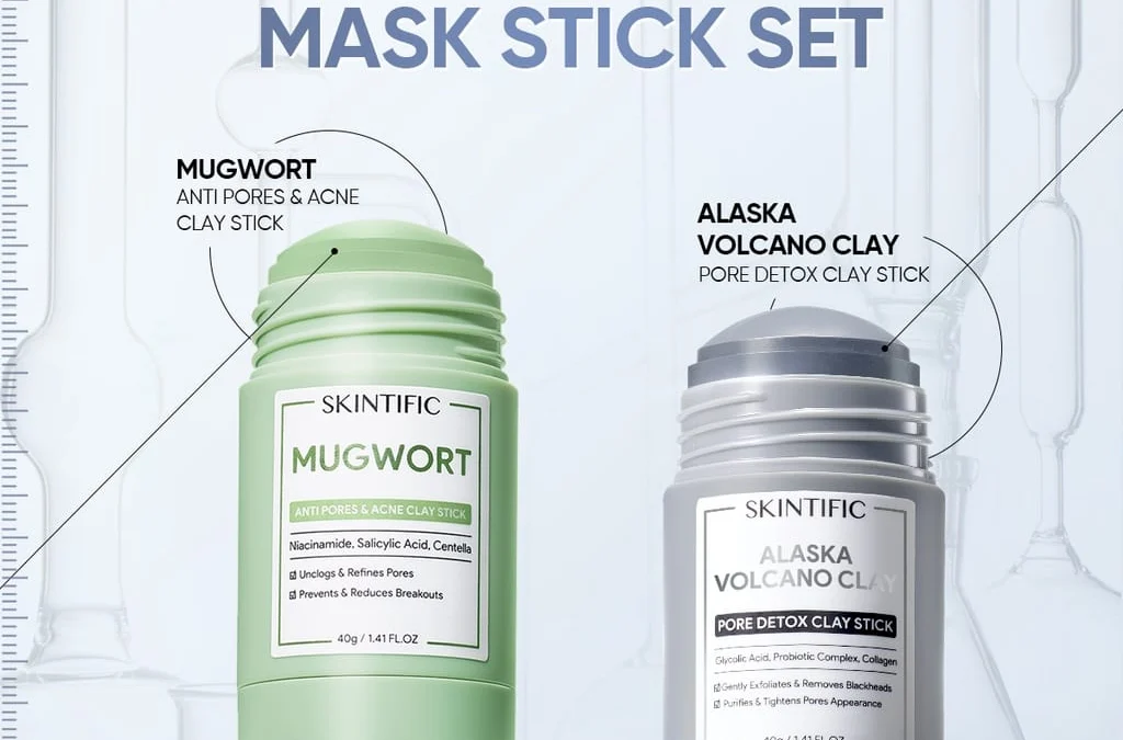 perbedaan masker skintific mugwort dan alaska volcano.